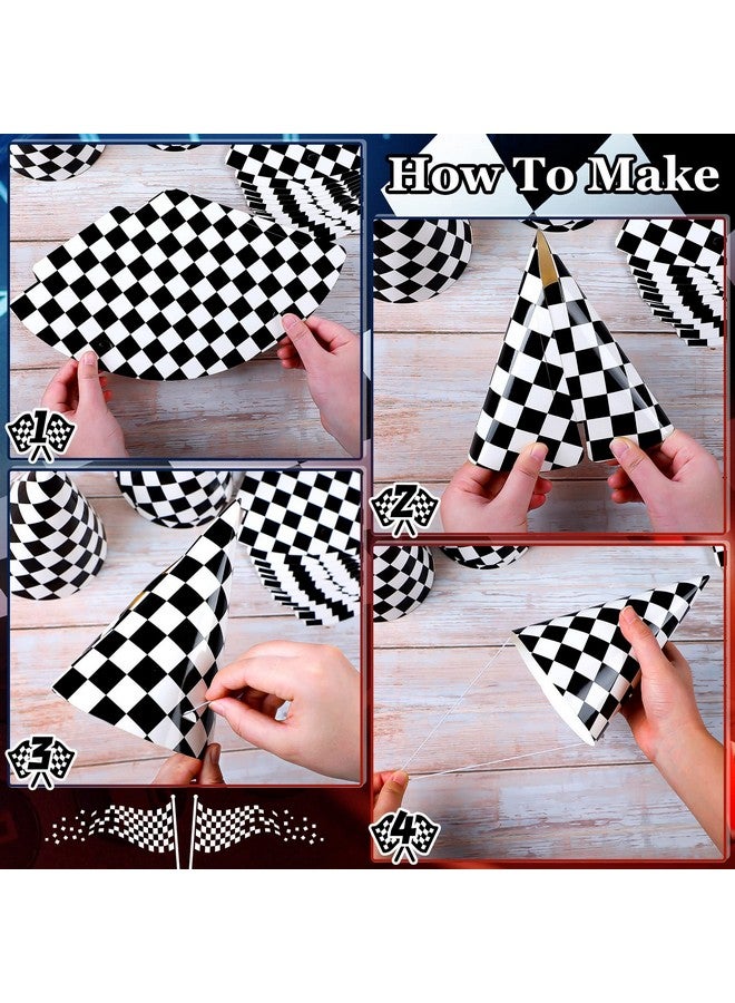 Teling 30 قطعة قبعات حفلة عيد الميلاد على شكل سيارة/بقرة - قبعات ورقية مخروطية لزينة حفلات عيد الميلاد للأطفال والبالغين (سيارة سباق) - Image 5