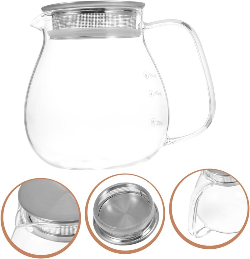 1pc Manual Coffee Maker Pot Scale Glass Stainless Pot for Home Office Brewing Accurate Measurement for Espresso - Image 4