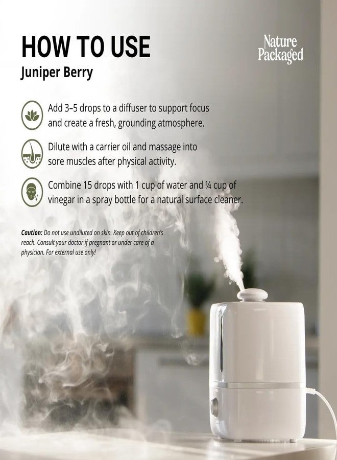 Nature Packaged Juniper Berry Essential Oil with Cleansing & Uplifting Properties - 100% Pure Therapeutic Grade Juniper Essential Oil (Aceite Esencial de Enebro) for Aromatherapy, & Relaxation - 5mL - Image 4