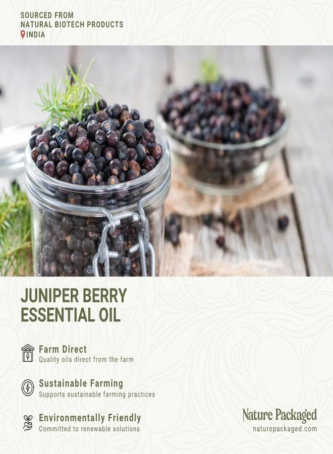 Nature Packaged Juniper Berry Essential Oil with Cleansing & Uplifting Properties - 100% Pure Therapeutic Grade Juniper Essential Oil (Aceite Esencial de Enebro) for Aromatherapy, & Relaxation - 5mL - Image 3