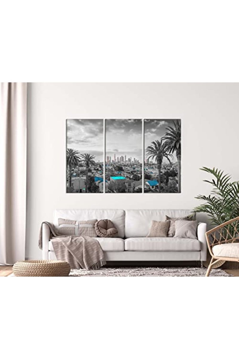 Artbrush Tower Los Angeles Skyline Wall Art with Frame - Image 3