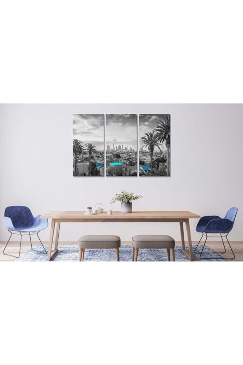 Artbrush Tower Los Angeles Skyline Wall Art with Frame - Image 2