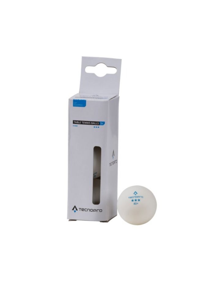 Table Tennis Ball 40mm pack of 3