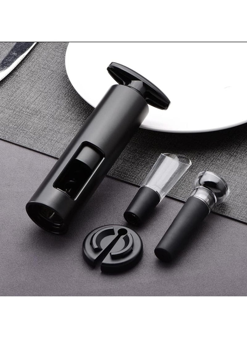 BLUE CORAL Bottle Opener 4 Piece Set Kitchen Tool Gift Set For Men With Foil Cutter Home Bar Tools  - Image 3