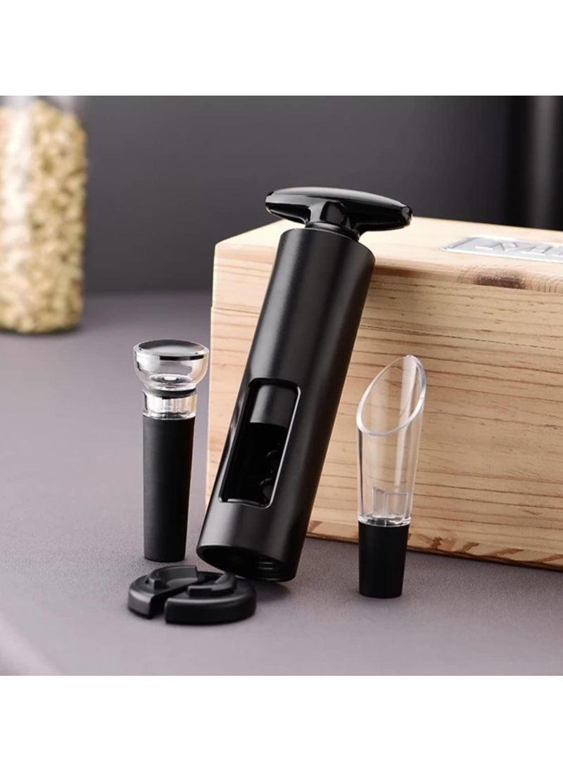 BLUE CORAL Bottle Opener 4 Piece Set Kitchen Tool Gift Set For Men With Foil Cutter Home Bar Tools  - Image 2