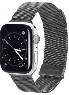 Polham Milano Loop Steel Ultra Light Band Strap For Apple Watch 38-40-41MM, Stainless Steel Strap