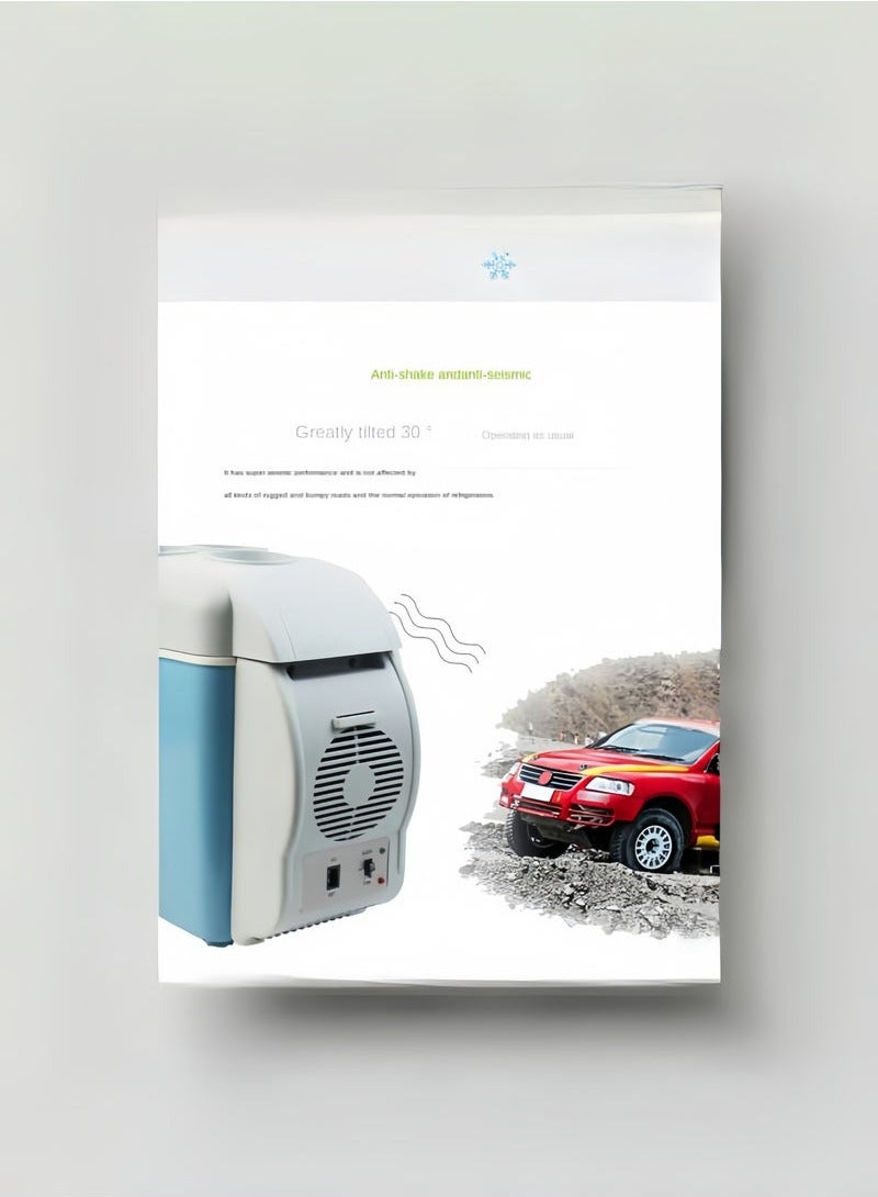 Generic Portable Cooler Electric, 7.5L, Car 12v, Low Noise Refrigerator For Car, With Cooling And Heating Function Mini Electric Cooler, Car Refrigerator Suitable For Travel  - Image 2