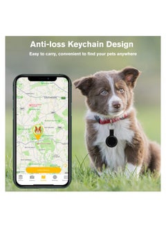 SYOSI 2 Pack Bluetooth Key Finder Locator, Mini Anti Lost Item Finder Tag Key Tracker Alarm For Pet, Key, Wallet, Luggage, Compatible With Ios And Android, Incl Silicone Protective Cases (White and Black)  - Image 5
