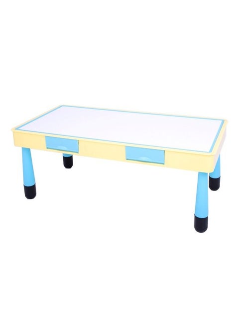 Build And Learn Desk Kit Kids Toys Multifunction Building Block Table