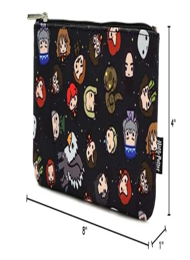 Loungefly Harry Potter Character All Over Print Cosmetic Pouch Bag - Image 3