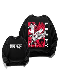 KUYING New One Piece Retro Washed Round Neck Hoodie  - Image 1