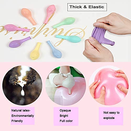 atorakushon Sky Blue Colour Pastel Latex Party Balloons 10 Inches for Home Decoration Happy Birthday Party Supplies Wedding Anniversary Office Party Purpose Pack of 50 - Image 5