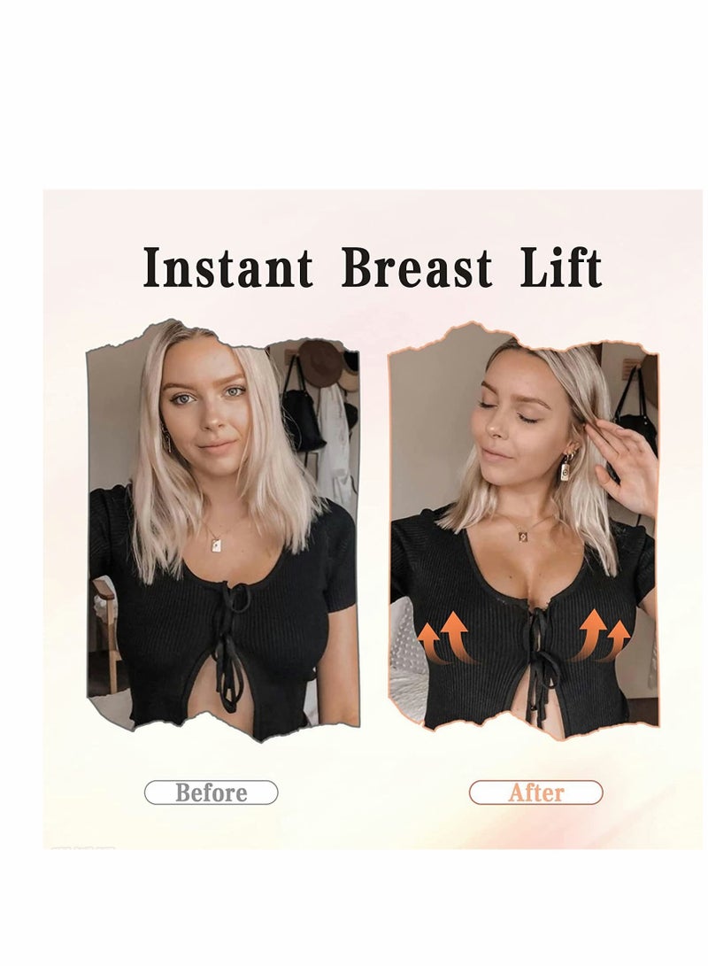 SOLARAE 5M*5CM Lift Tape for A-E Cup Large , Athletic Tape Athletic Body Tape for Lift & Push up Chest Support Invisible Adhesive Bra Alternative (Beige) - Image 2