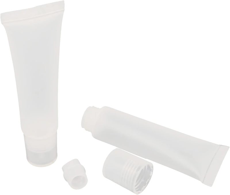 Honbay 10PCS 15ml Refillable Clear Empty Lip Gloss Balm Containers Soft Empty Tubes