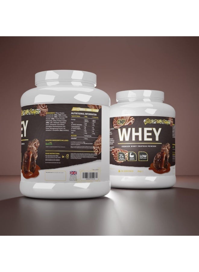CNP Professional Premium Whey Protein Sticky Toffee Pudding 2kg 66 Servings – 21g Protein, Low Carb, Easy Digestion & Muscle Recovery - Image 4