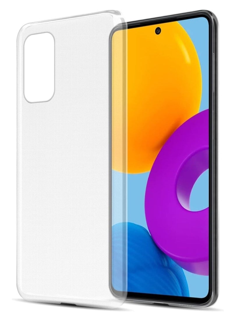 Raxoom Case Compatible with Samsung Galaxy M52 5G in Fully Transparent - Shockproof and Scratch Resistant TPU Silicone Cover - Ultra Slim Protective Gel Shell Bumper Back Skin - Image 1