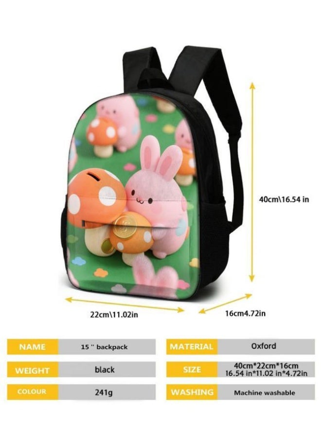 Bright Li Fire Unlock the new fashion of childish fun! Three-piece set of bags, cartoon elements for children and teenagers (students, children, friends' outings, mountain climbing, schooling, etc. can be used) - 34 - Image 5