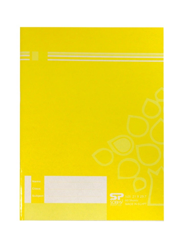 Bundle-10 Sketch Pin-A4-(Private Schools)-Squares-(60 Sheets)-(Red/Yellow/Green/Blue/Orange)