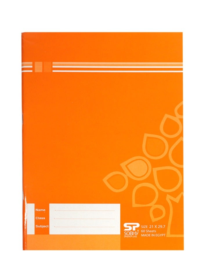 Bundle-10 Sketch Pin-A4-(Private Schools)-Squares-(60 Sheets)-(Red/Yellow/Green/Blue/Orange)