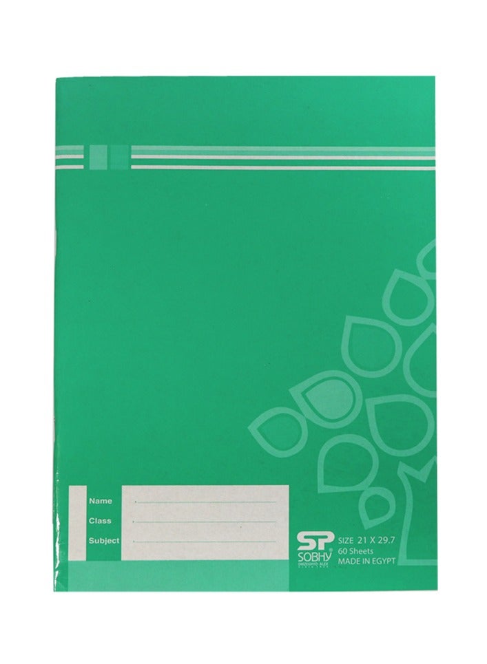 Bundle-10 Sketch Pin-A4-(Private Schools)-Squares-(60 Sheets)-(Red/Yellow/Green/Blue/Orange)
