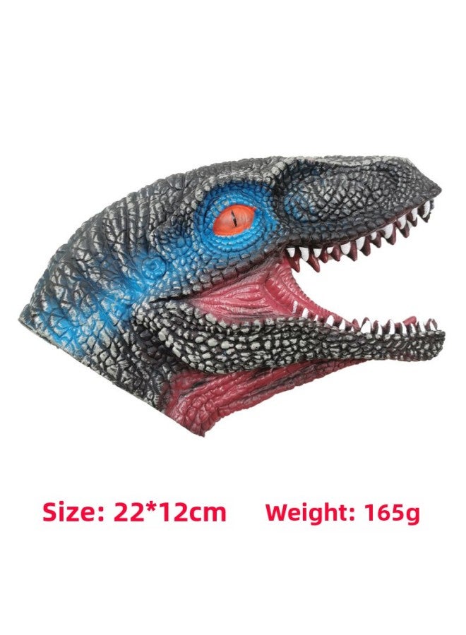 Loquat Frightful Dinosaur Toy For  Quick And Fearsome Dragon Hand Puppet Model Supplies For Motorcycle Fans-Color:Velociraptor (165g) - Image 1