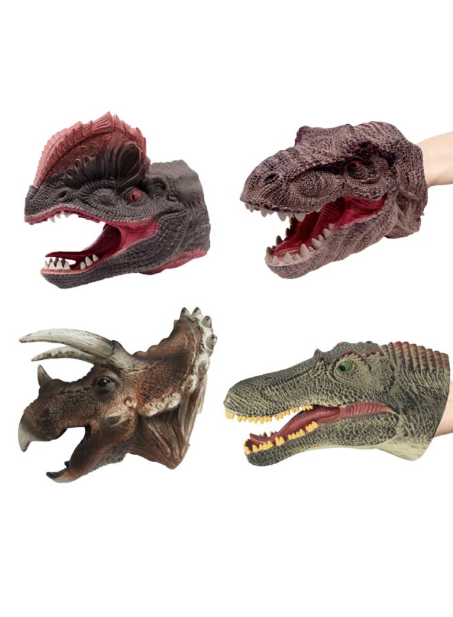 Loquat Frightful Dinosaur Toy For  Quick And Fearsome Dragon Hand Puppet Model Supplies For Motorcycle Fans-Color:Velociraptor (165g) - Image 5