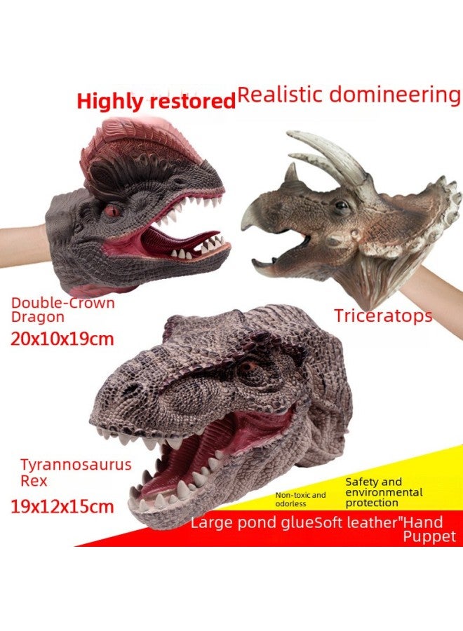 Loquat Frightful Dinosaur Toy For  Quick And Fearsome Dragon Hand Puppet Model Supplies For Motorcycle Fans-Color:Velociraptor (165g) - Image 4
