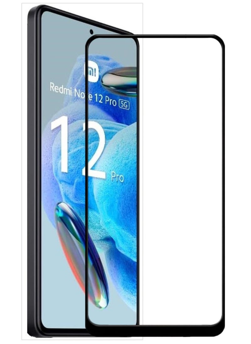 ACLIX Antistatic ESD Dustproof Premium Quality High Definition Tempered Glass Screen Protector Designed For Xiaomi Redmi Note 12 Pro - Image 1