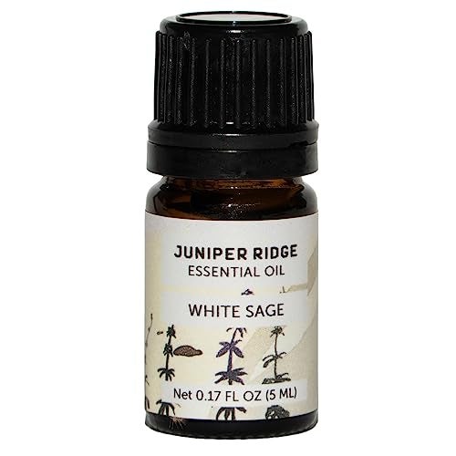 Juniper Ridge White Sage Essential Oil - Light & Refreshing Desert Fragrance with Earthy Spicy Resin Notes - 5ml - Packaging May Vary - Image 1