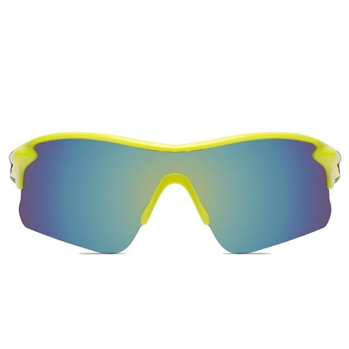 INDIFABRO Premium Men's UV Protection Sports Sunglasses – Dynamic Shield for Cycling, Running, Driving, Fishing, Cricket – Inspired by Virat Kohli - Image 2
