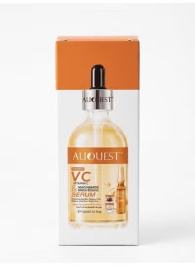 AUQUEST Vitamin C & Niacinamide Brightening Serum – 100ml | Radiance & Skin Tone Support