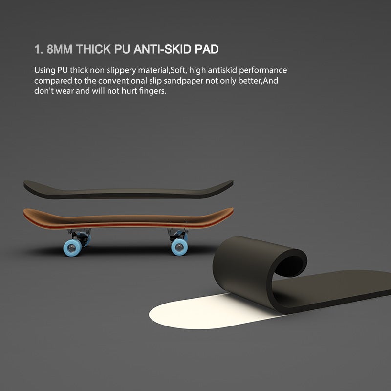 Pattern Finger Skateboard 5-Ply Maple Wood - Image 4