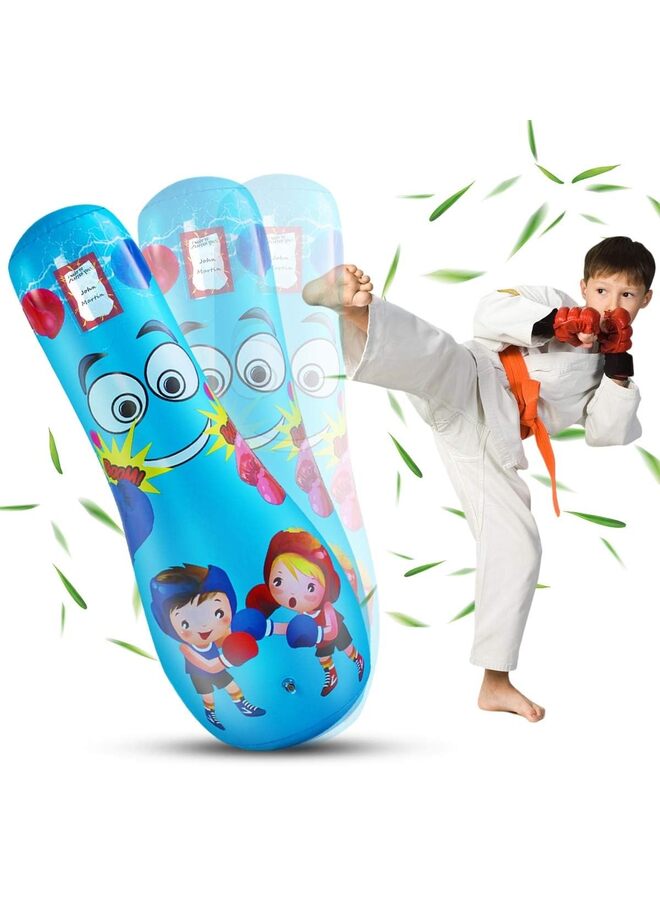 Punching Bag for Kids, Free Standing Boxing Bag for Bounce Back Focus Punching Bag for Practicing Karate, Taekwondo, De-Stress Boxing Bag for Kids(125) - Image 5