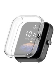 Case Compatible with Amazfit watch Bip 3 Case All-Around Screen Protector Watch Soft TPU Shockproof Cover Slim Guard Thin Bumper Shell Protector (Clear)