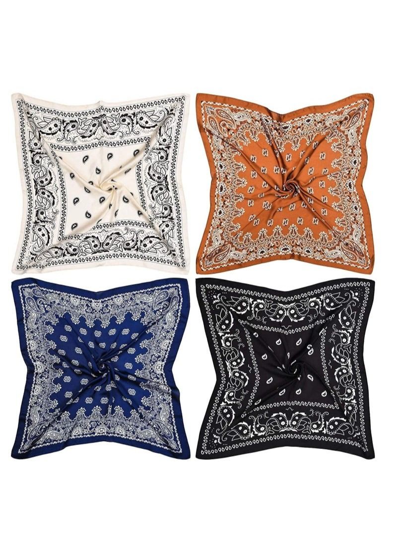 Ladies Headscarves 4 Treats 35 Inches Satin Headscarf Scarf - Image 3