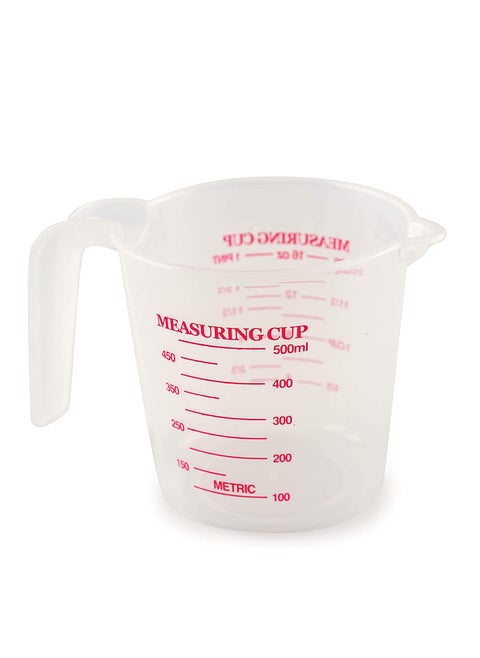 transparent plastic measuring cup 500 ml