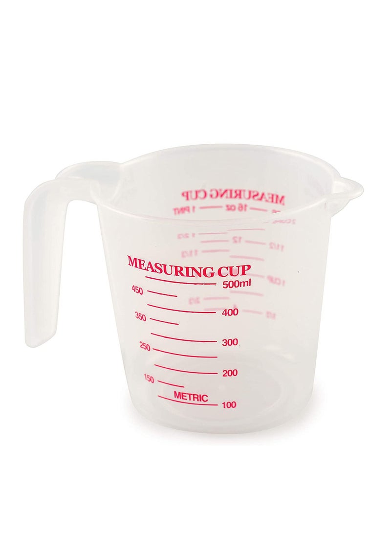 Professional Chef - transparent plastic measuring cup 500 ml - Image 1