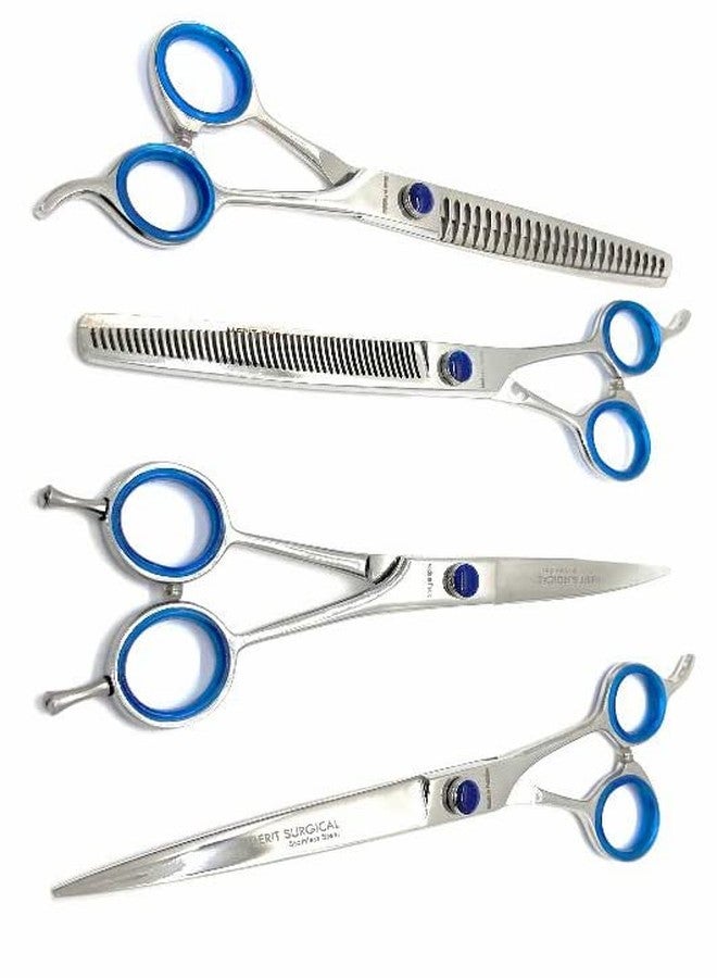 ميريت مجموعة مقصات تزيين الحيوانات الأليفة 8 بوصة، 4 قطع - Image 1