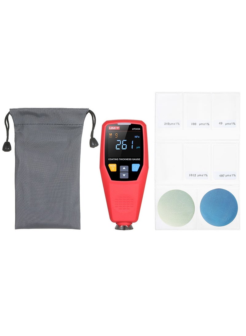 UNI-T Dual Purpose Paint Coating Thickness Gauge for Ferrous Substrate / Non-Ferrous Substrate Measurement Handheld Digital Coatings Thickness Tester - Image 3