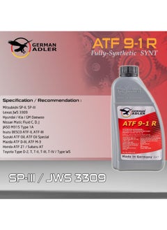 GERMAN ADLER German Adler ATF 9-1 R - SP III -  JWS 3309 - Red - 1L  - Image 2