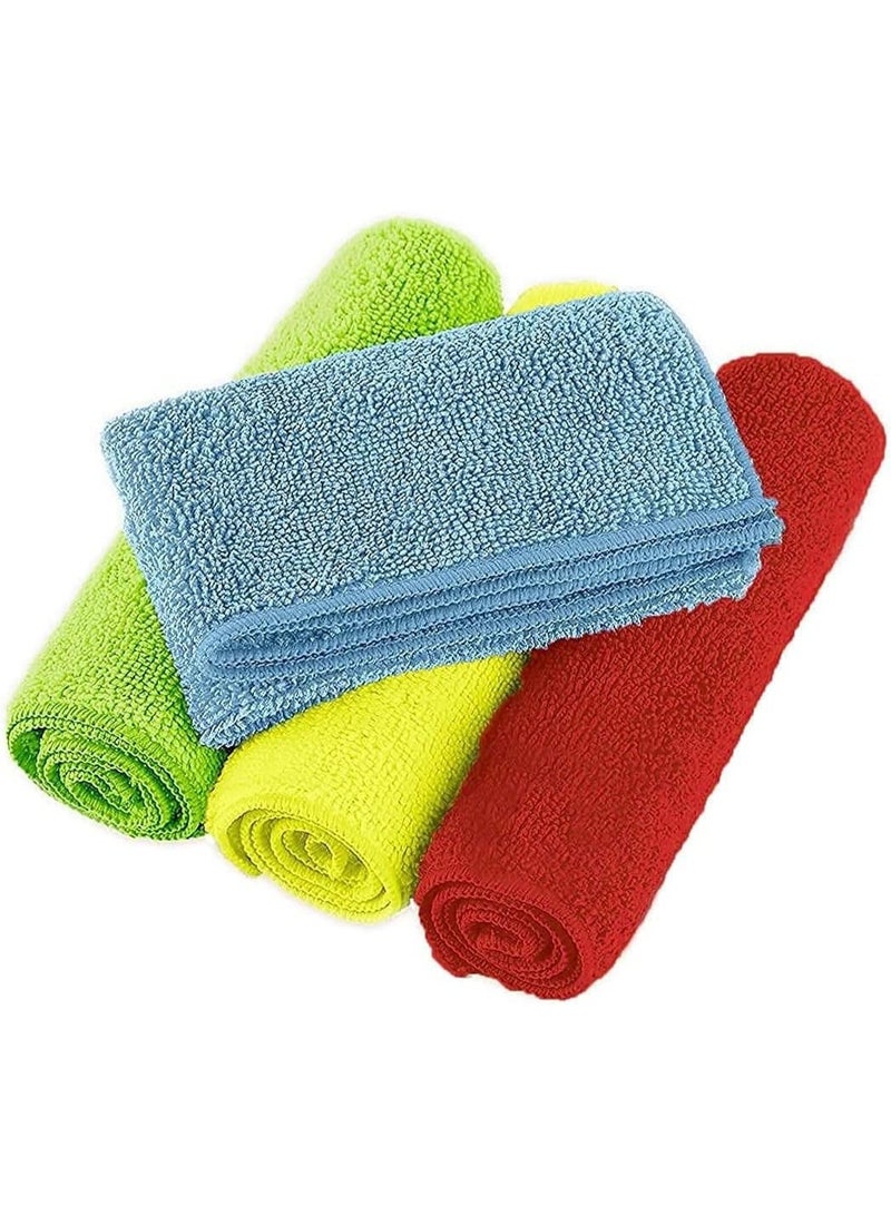 Microfiber Cleaning Cloths, 30x40cm, Assorted Colors - Pack of 10 - Image 3