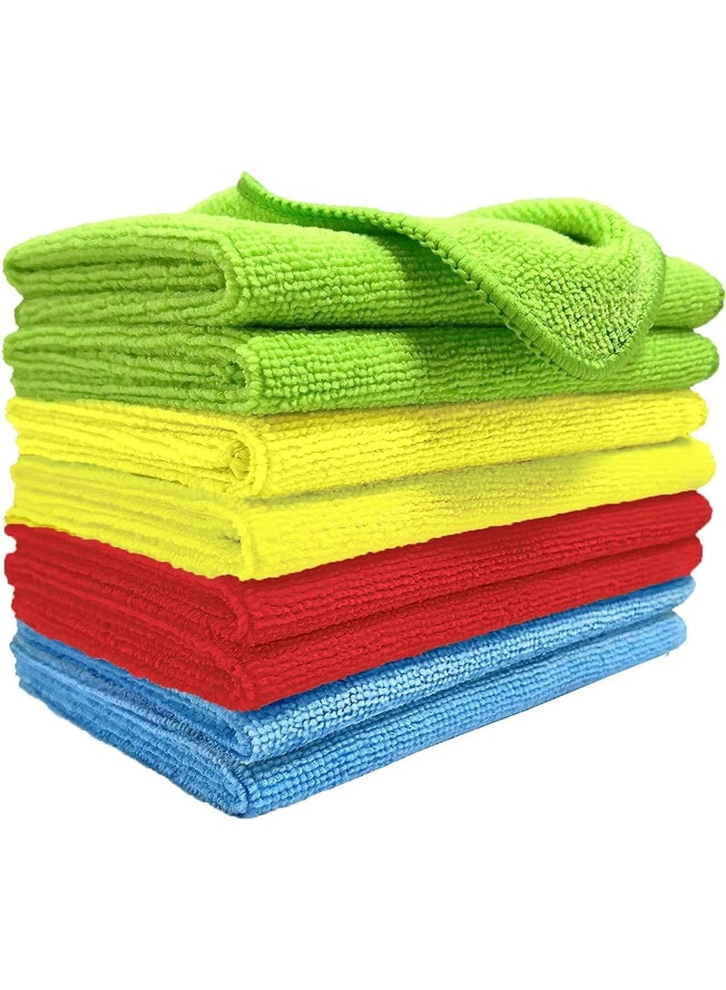 Microfiber Cleaning Cloths, 30x40cm, Assorted Colors - Pack of 10 - Image 1