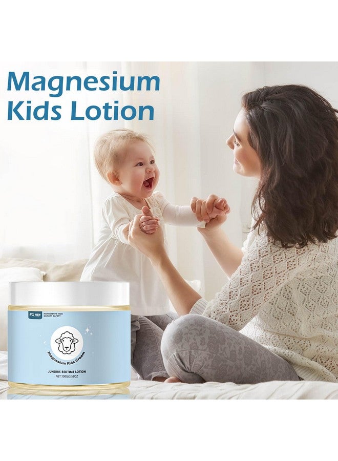 Generic Magnesium Lotion for Kids - Magnesium Lotion for Sleep for Sleep & Relaxation - Bedtime Support Without Melatonin - Gentle Topical Formula for Nighttime Comfort (3.53 oz)  - Image 4