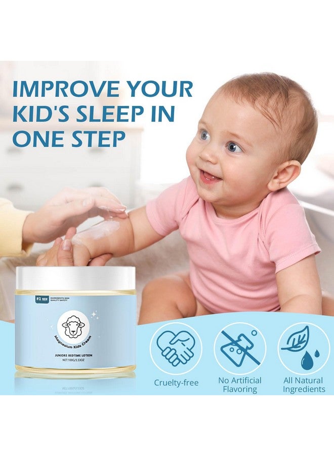 Generic Magnesium Lotion for Kids - Magnesium Lotion for Sleep for Sleep & Relaxation - Bedtime Support Without Melatonin - Gentle Topical Formula for Nighttime Comfort (3.53 oz)  - Image 3