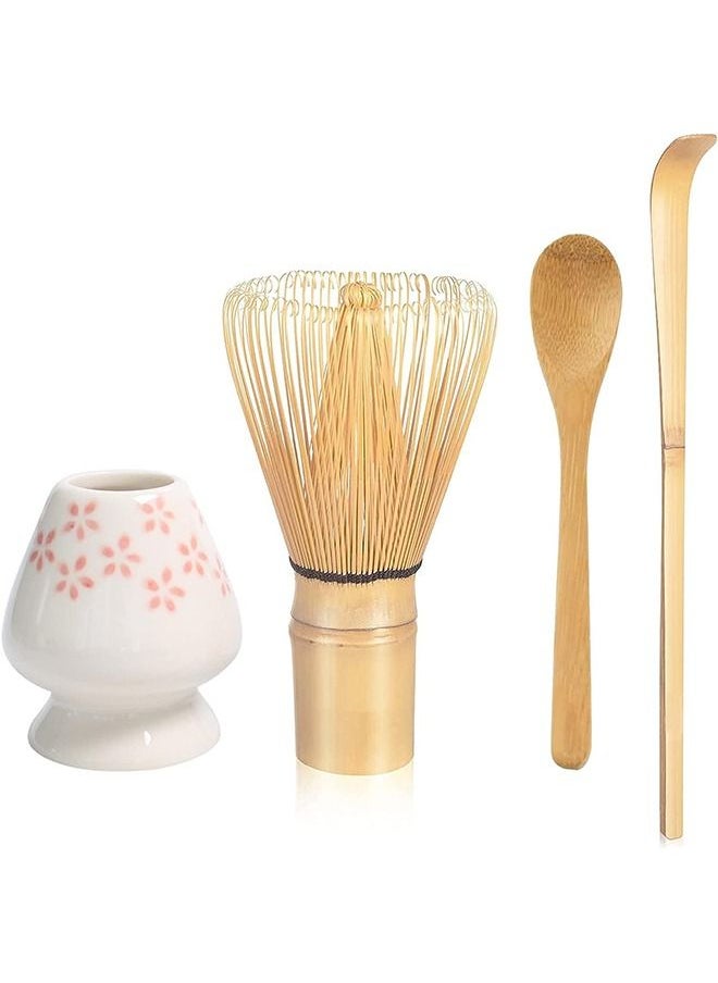 Generic Matcha Whisk Set Matcha Whisk Traditional Scoop Tea Spoon Whisk Holder  - Image 1