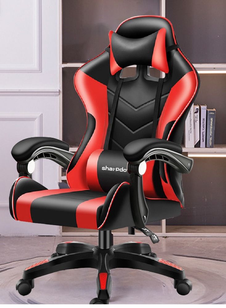 Sharpdo Adjustable Gaming Chair With Headrest Pillow - Image 4