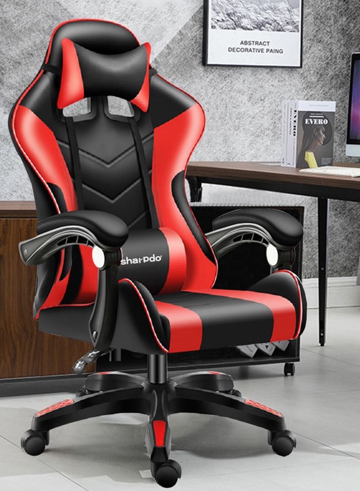 Sharpdo Adjustable Gaming Chair With Headrest Pillow - Image 2