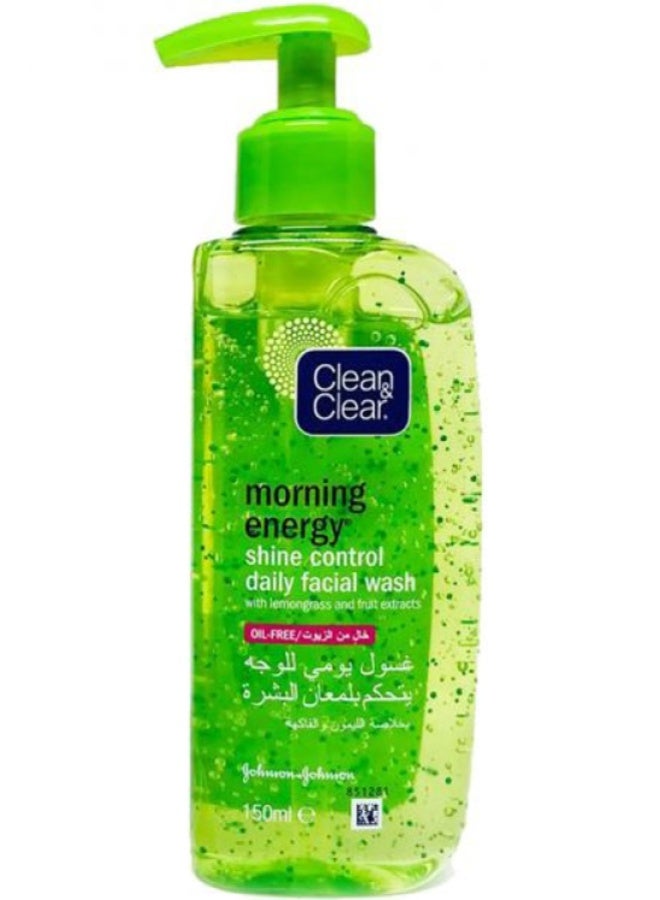 Clean & Clear Daily Facial Wash Morning Energy Skin Revitalizer 150ml