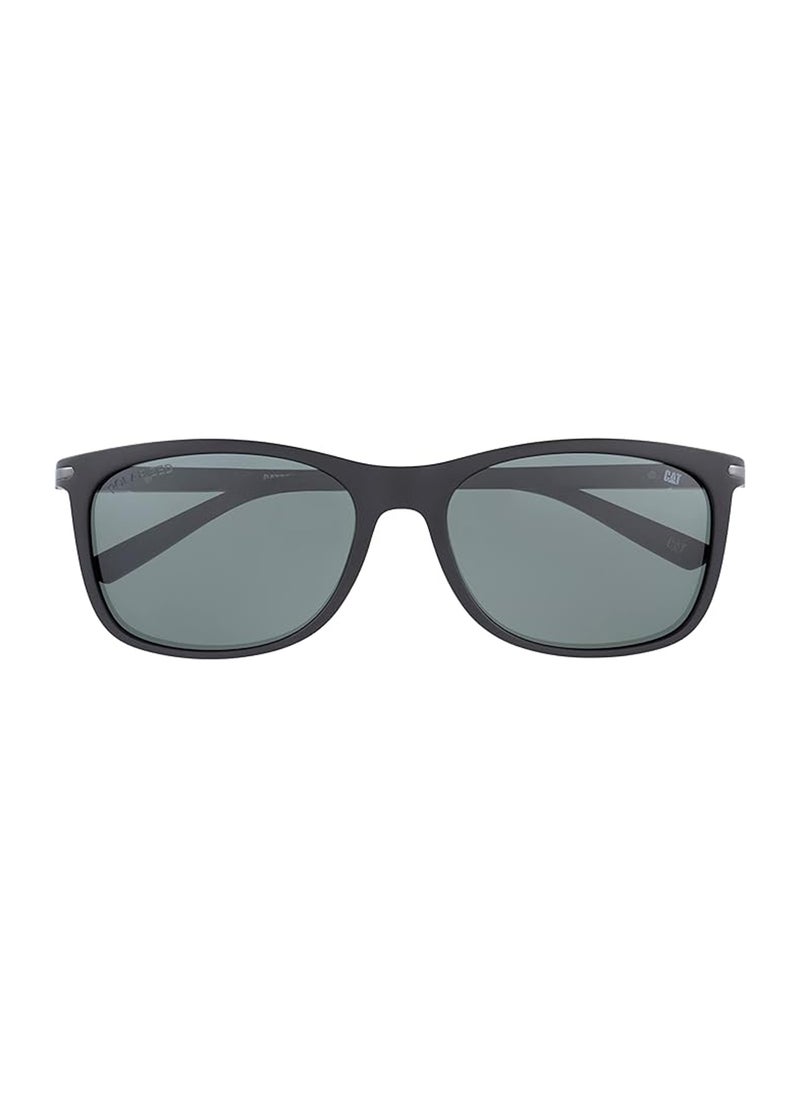CAT - Precision 8510 Men Polarized Square Sunglasses Black 57mm - Image 1
