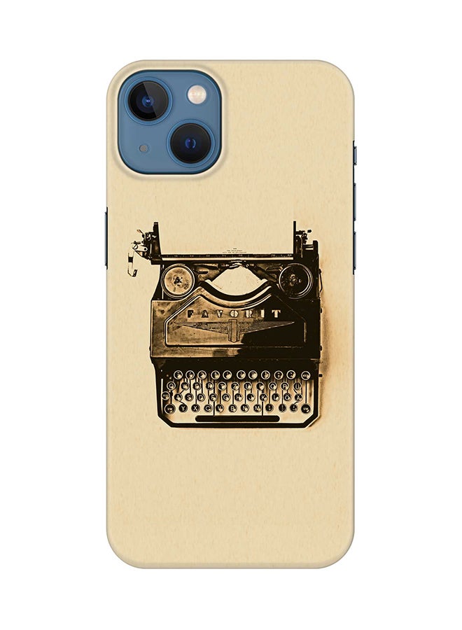 Stylizedd Case for iPhone 15 Slim Snap Classic Series Mobile Cover Hard PC Shield Matte Finish Phone CasePrint - Typewriter - Image 1